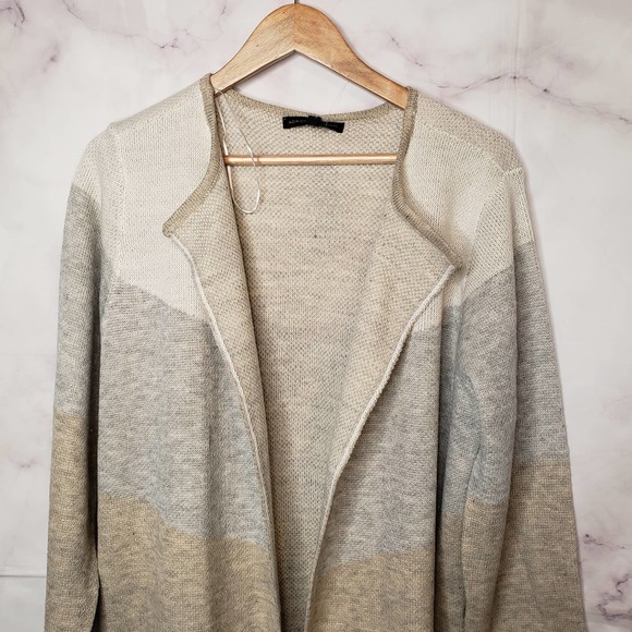 ADRIENNE VITTADINI color black knit open cardigan sweater XL - Picture 4 of 11